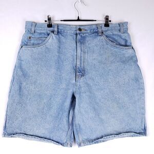 Austin Relaxed Fit Denim Jorts Shorts Mens 38‎ Light Blue Baggy Casual Americana